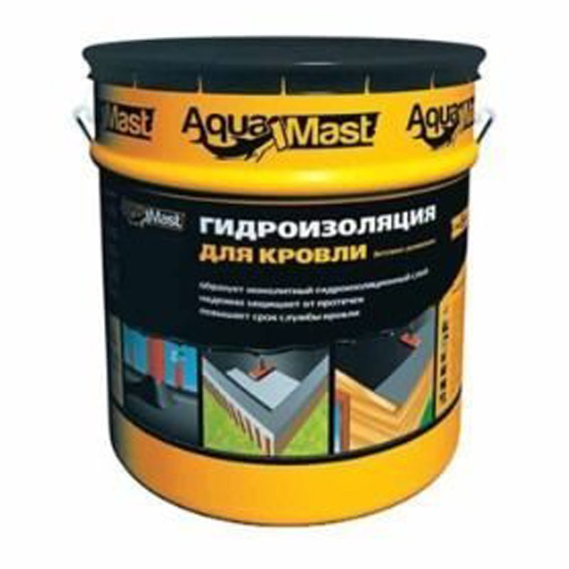 Мастика гидроизоляционная битумная AquaMast, 18 кг